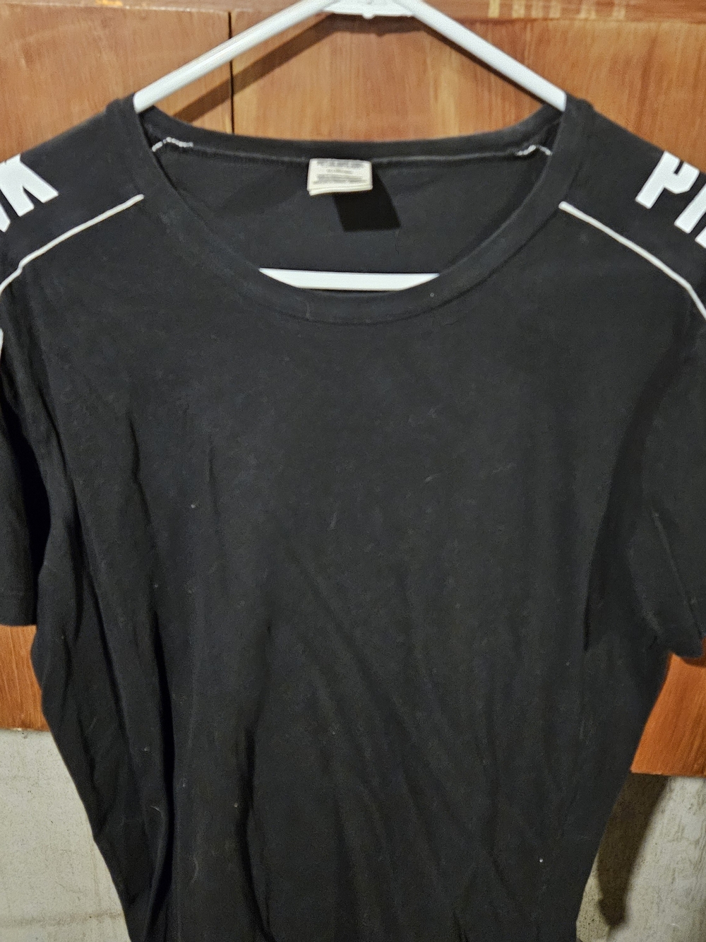 Victoria's Secret PINK Black Short Sleeve Tee